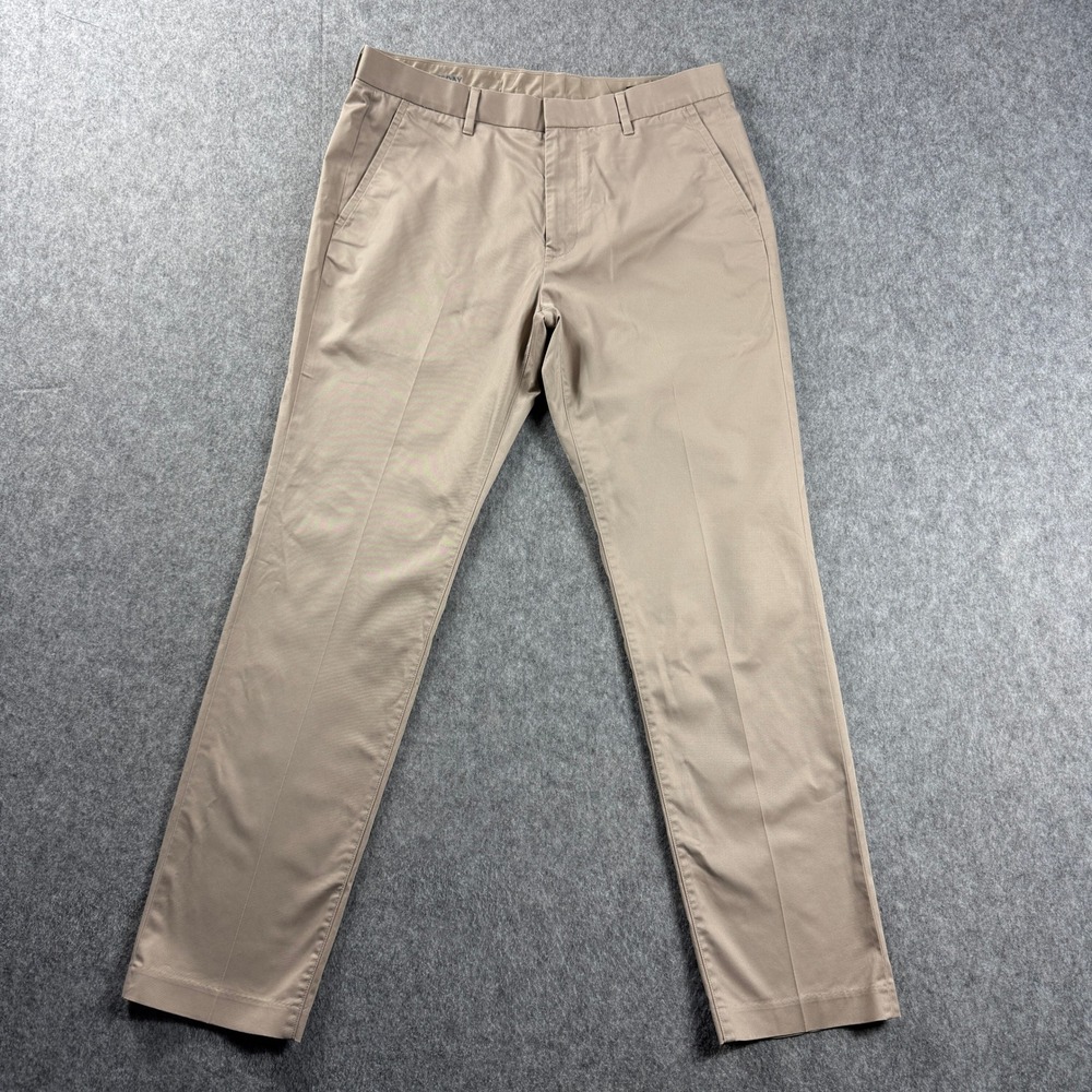 Bonobos Wednesday Pants Mens 34x31 Straight Leg Chino Khaki Stretch Classic